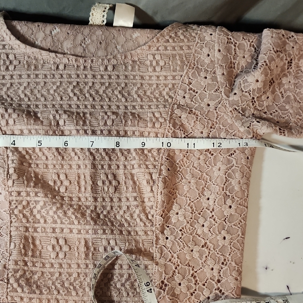 H&M Pink Fit and Flare Mini Dress In Size 0 - Picture 5 of 10
